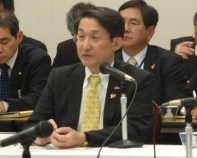 会議での平井知事発言の写真