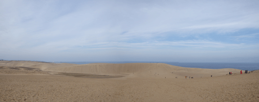 「馬の背」の風景－にぎやかです