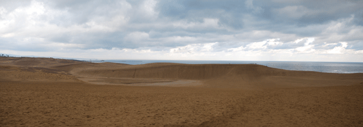 「馬の背」の風景－穏やかな日本海