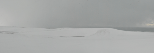 「馬の背」の風景－雪景色