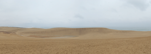 「馬の背」の風景ー雨です