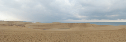 「馬の背」の風景－青空が見えます