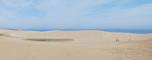 馬の背の風景