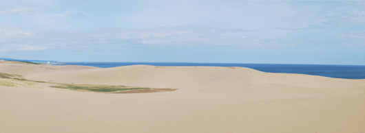 馬の背の風景