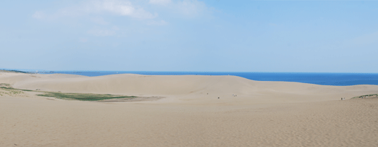 馬の背の風景