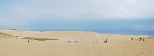 「馬の背」の風景－青空です