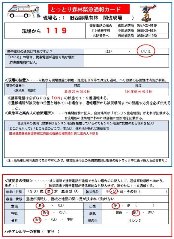 記載例(表)