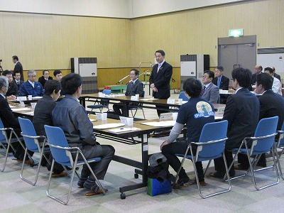 伸びのびトーク(意見交換)の様子