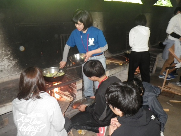 野外炊飯