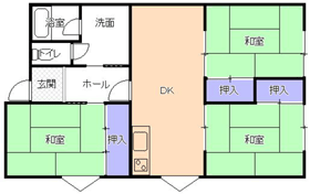 ３DK（Ａ)間取り図