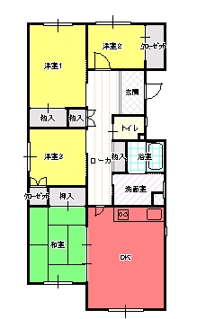 ４ＬDK（Ａ)間取り図