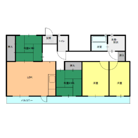４ＬDK間取り図