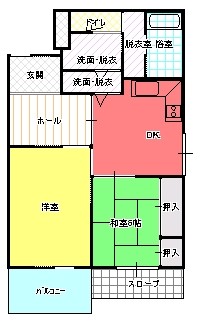 ２DK（Ｂ)間取り図