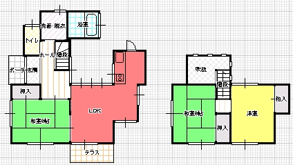 ３DK（Ａ)間取り図