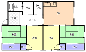 ４DK（Ｂ)間取り図