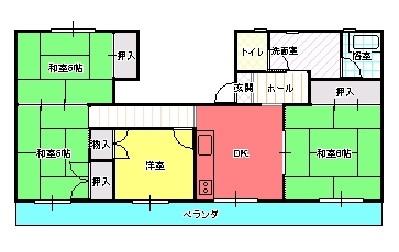 ４DK（Ａ)間取り図