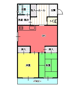 ２DK（Ａ)間取り図