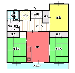 ３DK間取り図