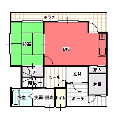 ３DK間取り図