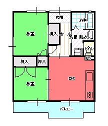 ４DK間取り図１階