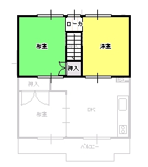 ４DK間取り図２階