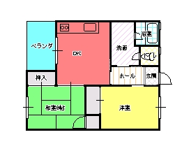 ２DK間取り図