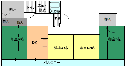 ４DK間取り図