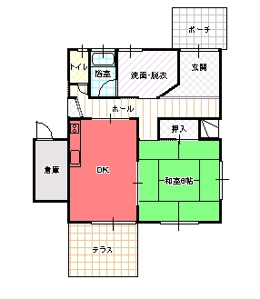 ３DK（Ａ)間取り図