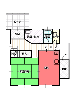 ３DK（Ａ)間取り図