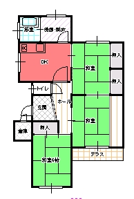 ３DK（Ｂ)間取り図