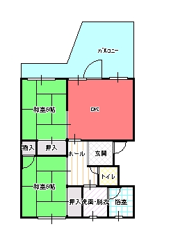 ２DK間取り図