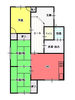 ３DK（Ｂ)間取り図