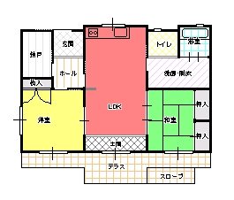 ２ＬDK（Ａ)間取り図