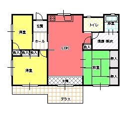 ３ＬDK（Ａ)間取り図