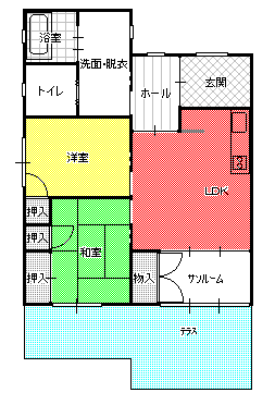 ２ＬDK（Ｂ)間取り図