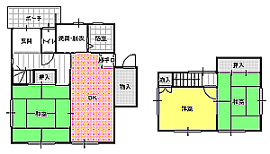 ３DK間取り図