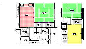 ３DK間取り図