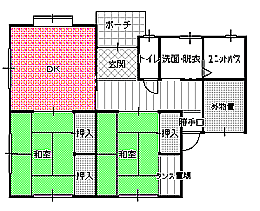 ３DK（Ａ)間取り図