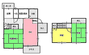 ３DK（Ｂ)間取り図