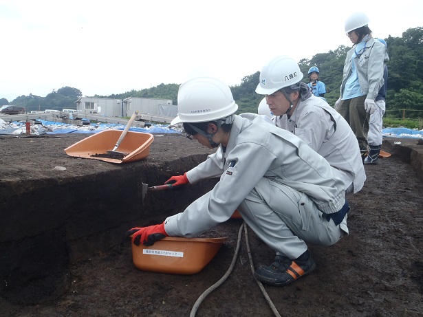 現地実習のようす