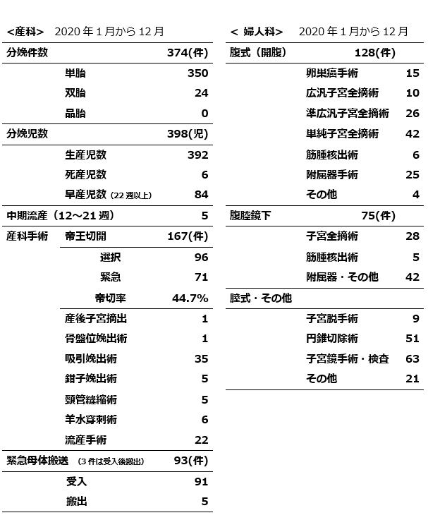 診療実績