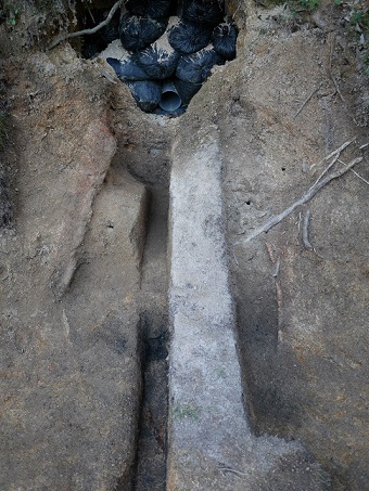 窯焚口のようす