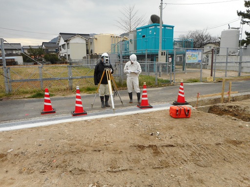 トータルステーションで視準