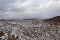 白波を 立てるは雪の 大砂原