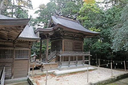 新規登録された賀茂神社本殿全景 新規登録された賀茂神社本殿の写真
