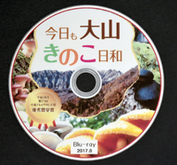 "ＤＶＤ『今日も大山きのこ日和』（ディスク）の写真