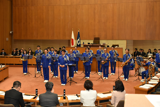 音楽隊演奏写真県警察音楽隊演奏