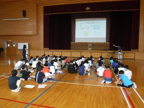 防災教育風景（世紀小学校）