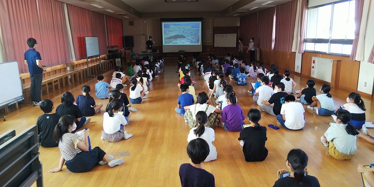 学習風景（美保南小学校）