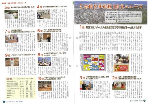 とっとり市報「市政10大ニュース」